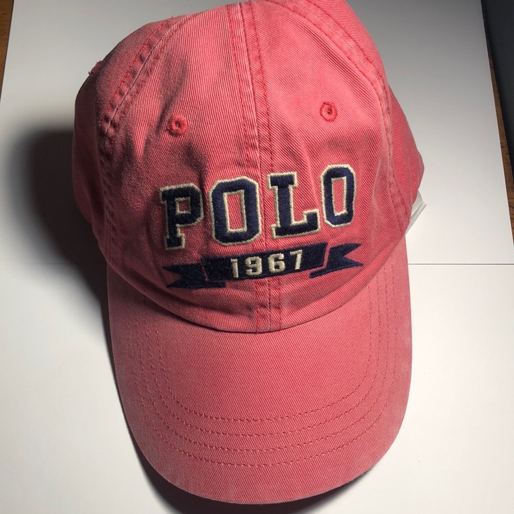 Pink & Blue Polo Hat